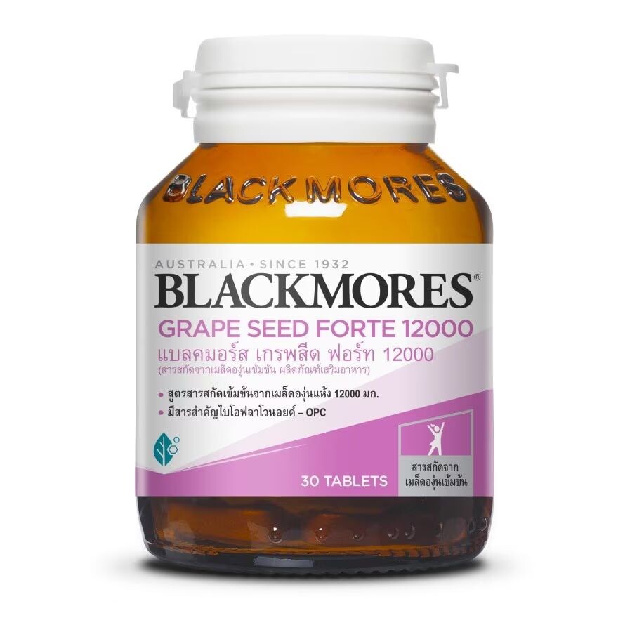 

Blackmores Виноградные косточки Форте 12000 мг.30 таб, White