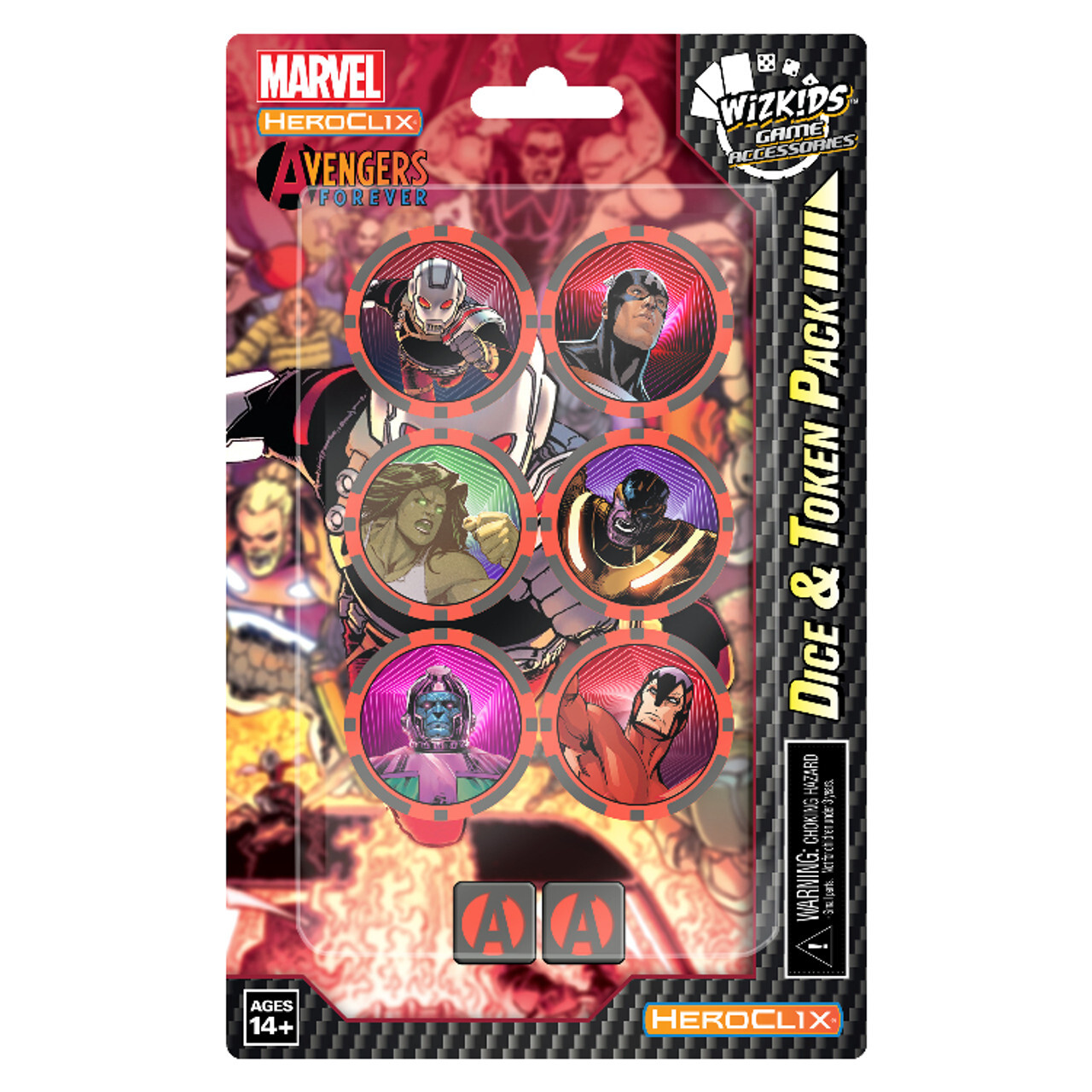 

Миниатюра Marvel HeroClix: Avengers Forever - Ant-Man Dice & Token Pack