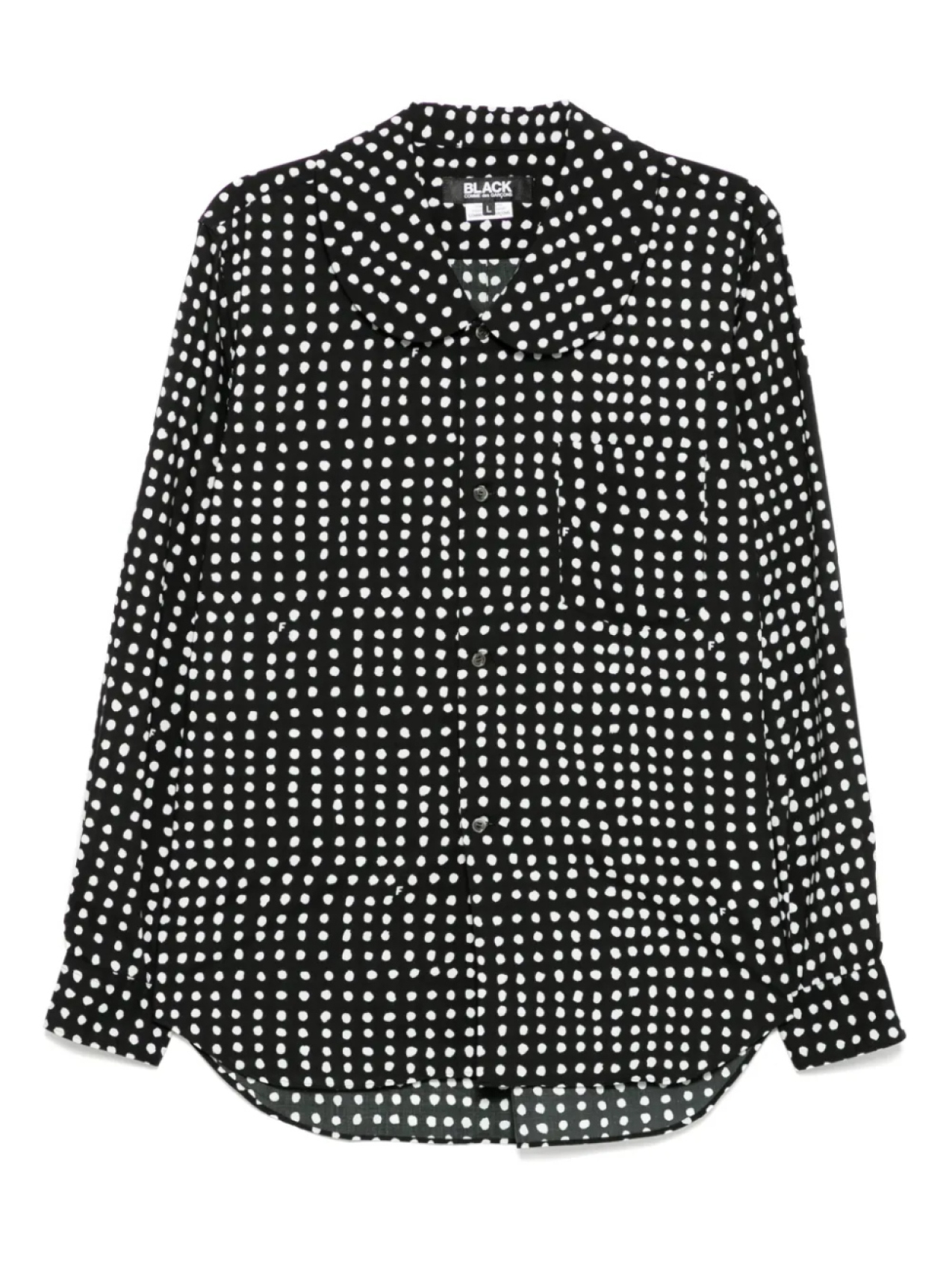 

Рубашка Filip Pagowski в горошек Black Comme Des Garçons, черный