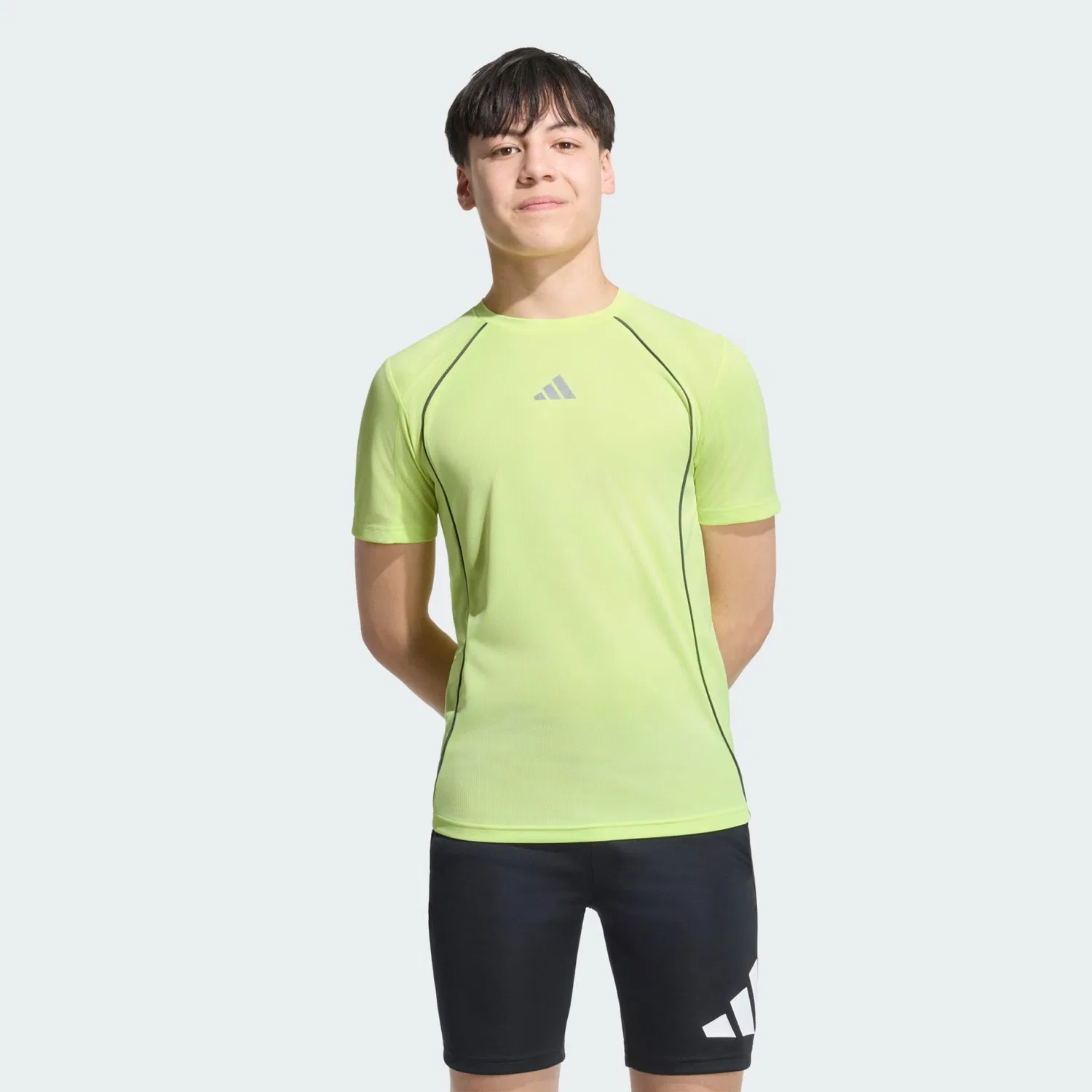 Спортивная футболка Adidas Sportswear Performance Shirt Tech Apparel в лимонном цвете — фото 2