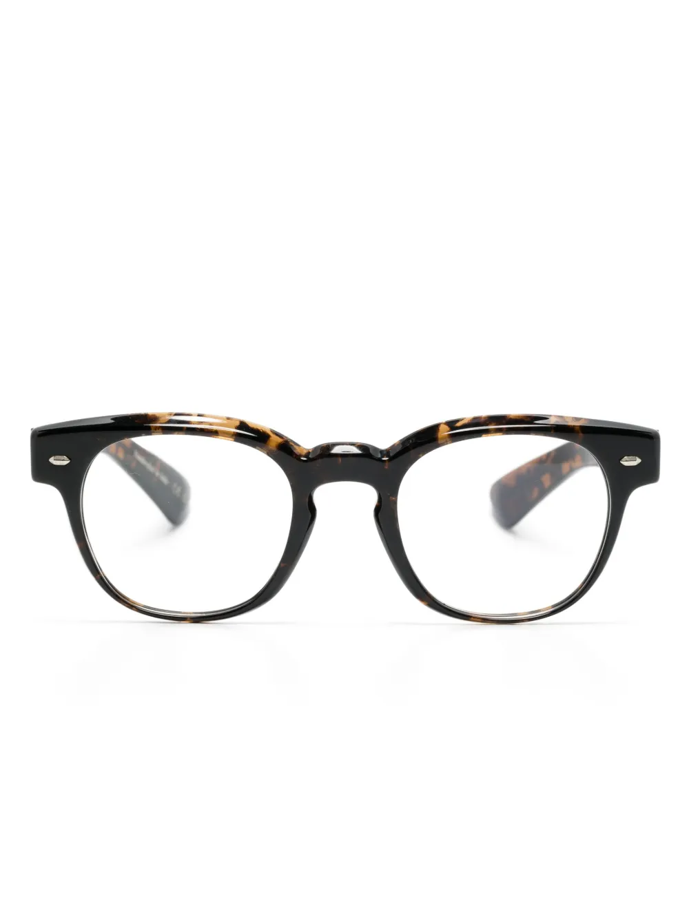 

Очки Allenby в оправе черепаховой расцветки Oliver Peoples, черный