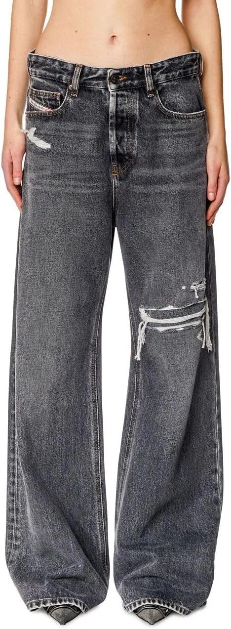 Джинсы Relaxed Diesel, Black/Dark Grey