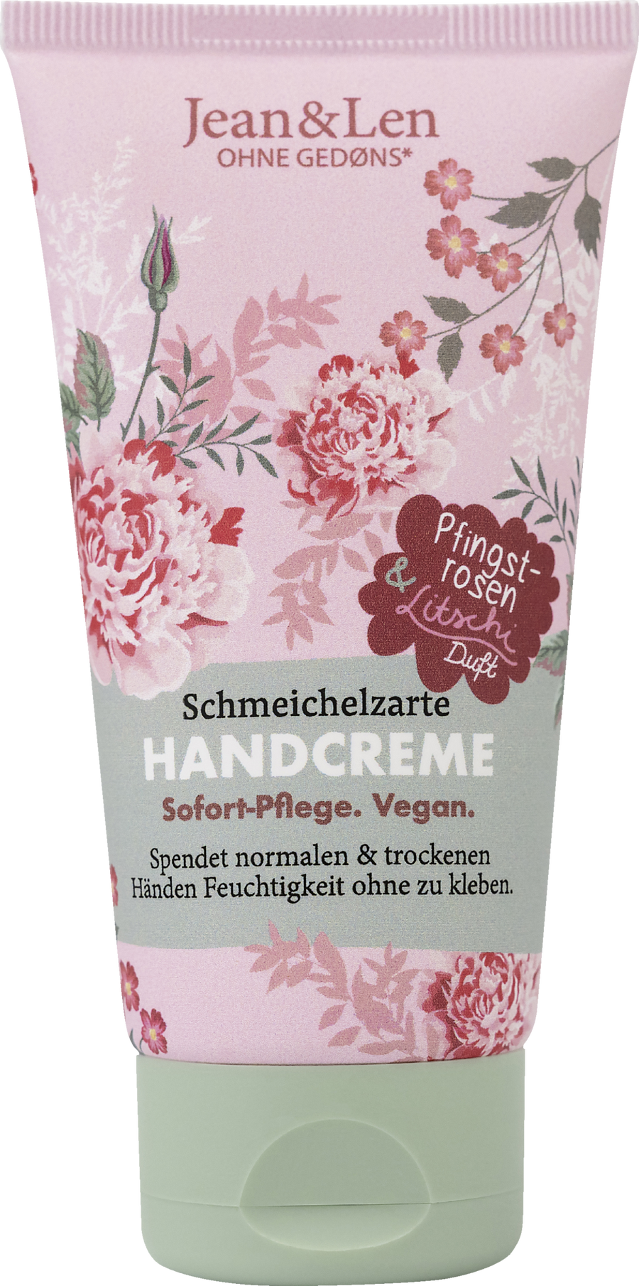 

Крем для рук Jean&Len Handcreme Pfingstrosen & Litschi