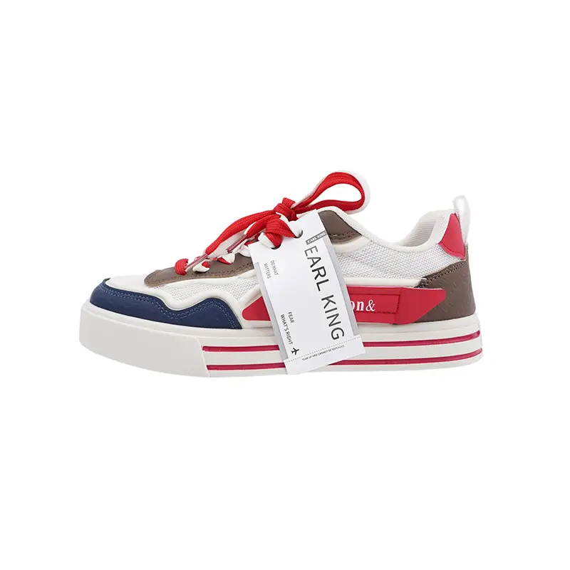 

Earl king Износостойкие быстросохнущие низкие скейтерские кроссовки мужские красно-синие, цвет Red Blue