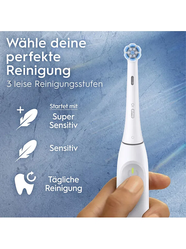Электрическая зубная щетка с технологией iO Oral-B белая — фото 3