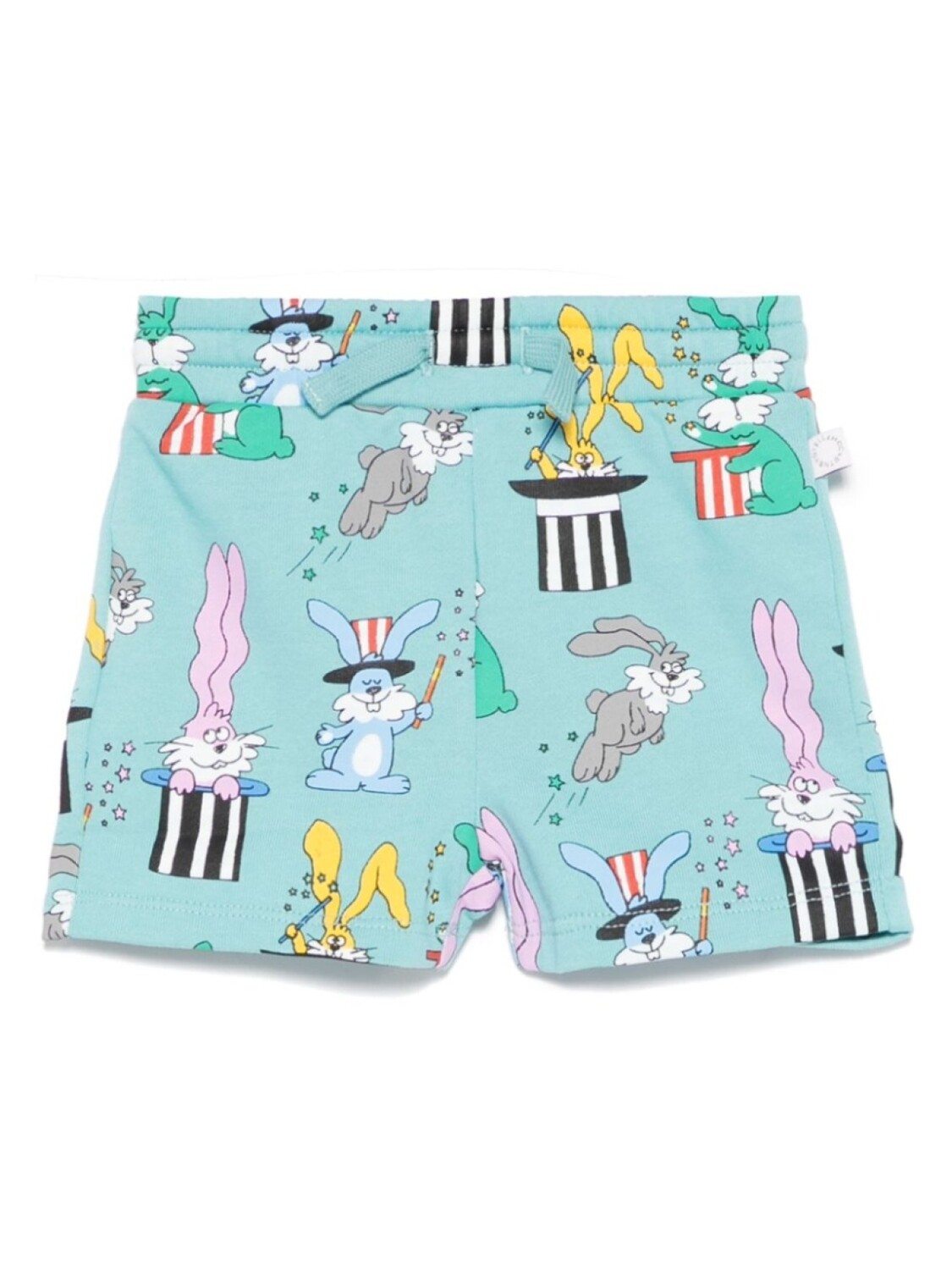 

Шорты с иллюстрированным принтом Stella McCartney Kids, синий
