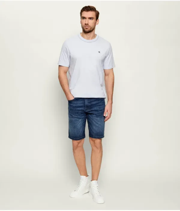 Футболка classic fit Calvin Klein, небесно-голубой — фото 2
