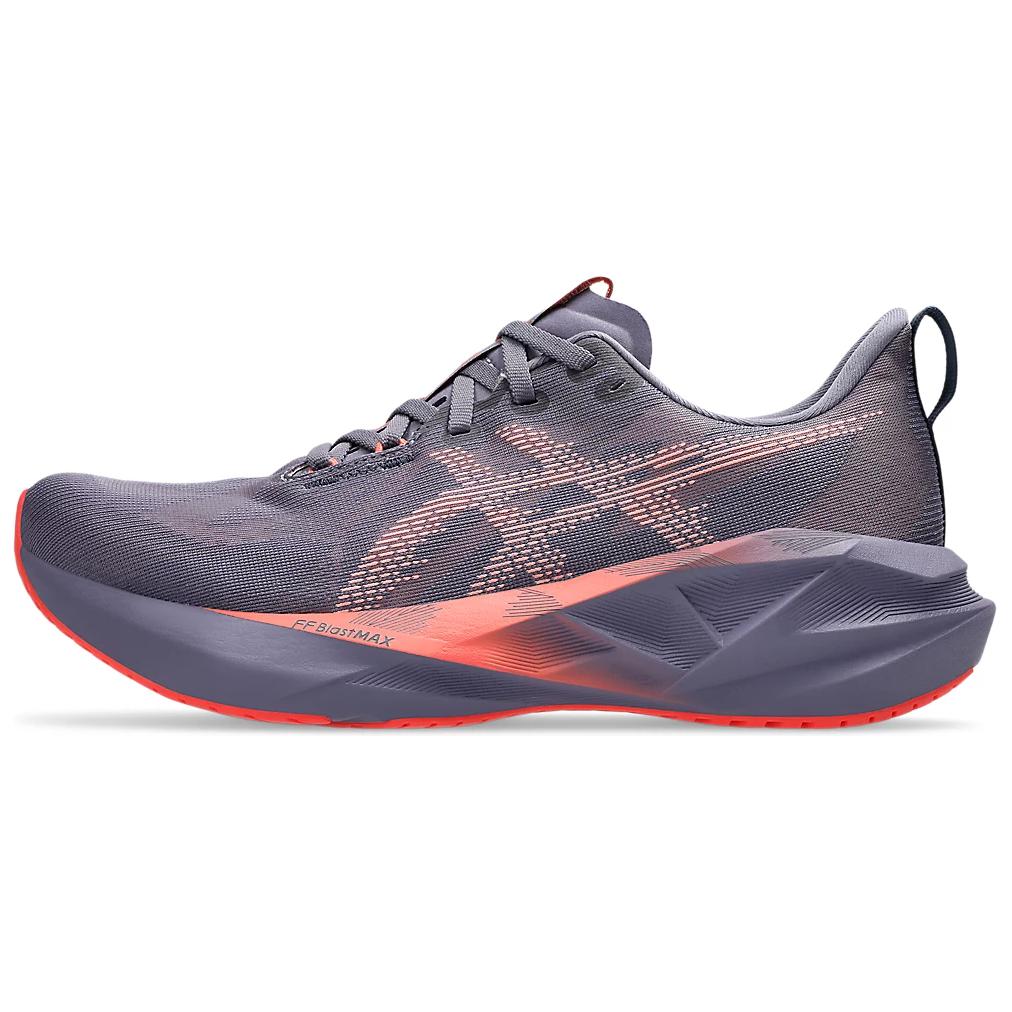 

Новейшая модель Novablast 5 Серо-фиолетовый коралловый риф Asics, Серо-фиолетовый