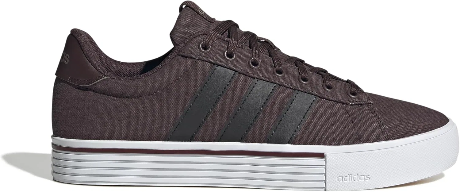 Кроссовки Adidas Unisex Daily 4.0, не для футбола, низкие, Shadow Brown Core Black Ftwr White — фото 2