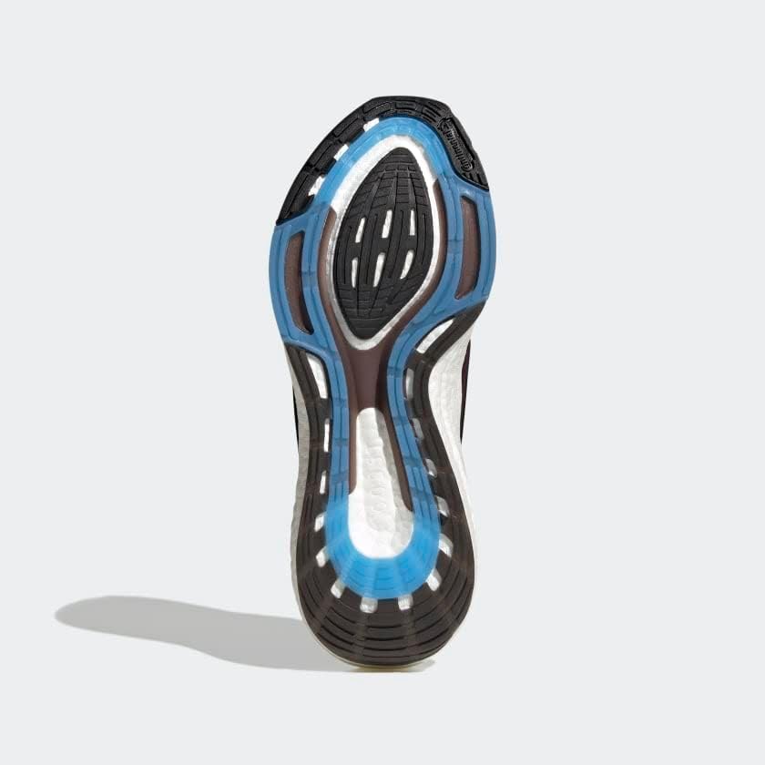 Мужские беговые кроссовки adidas Ultraboost 22, черный/серый/бордовый — фото 3
