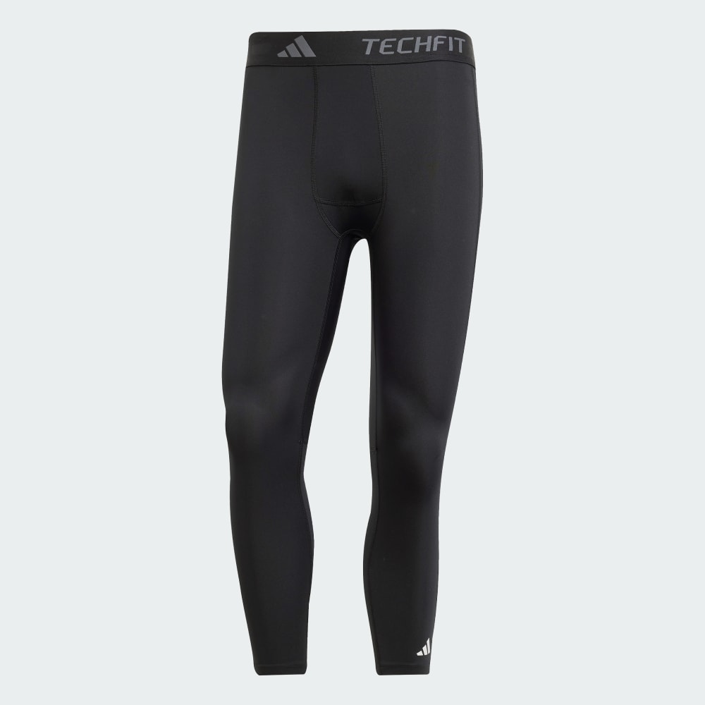 Тайтсы Adidas Techfit Compression Training 3/4 Tights, черный — фото 4