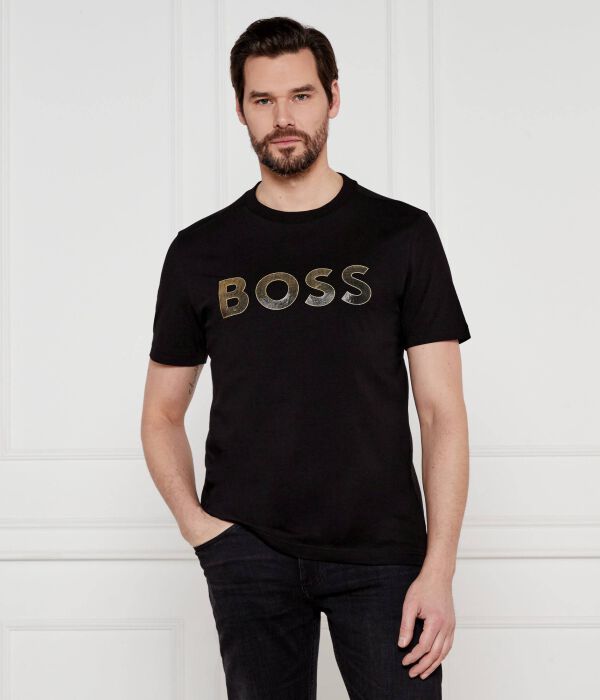 

Футболка с логотипом tl Regular fit Boss Green, черный