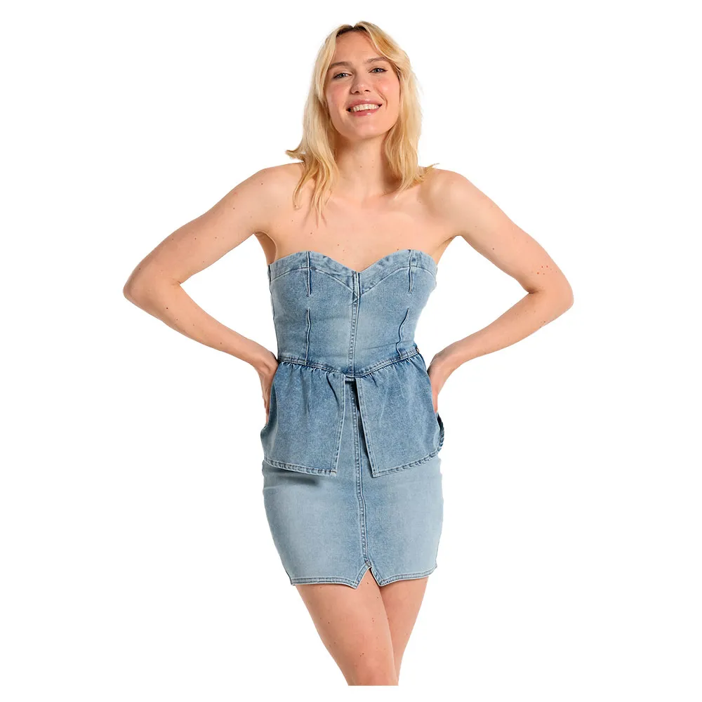 

Платье Lois Jeans 10975 sleeveless short, синий