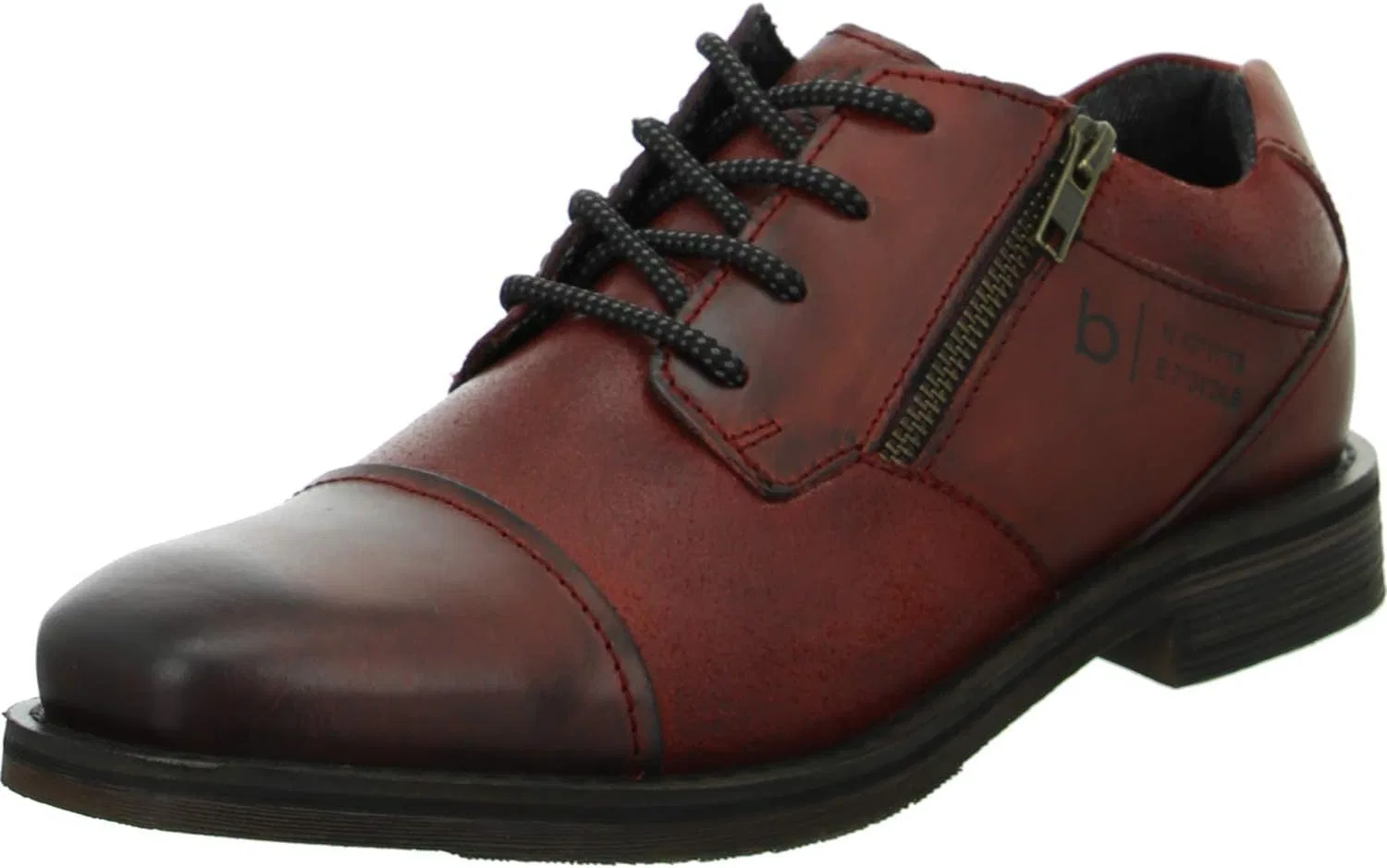Мужские туфли Bugatti 321a08011214-3131 на шнуровке, Dark Red Dark Red