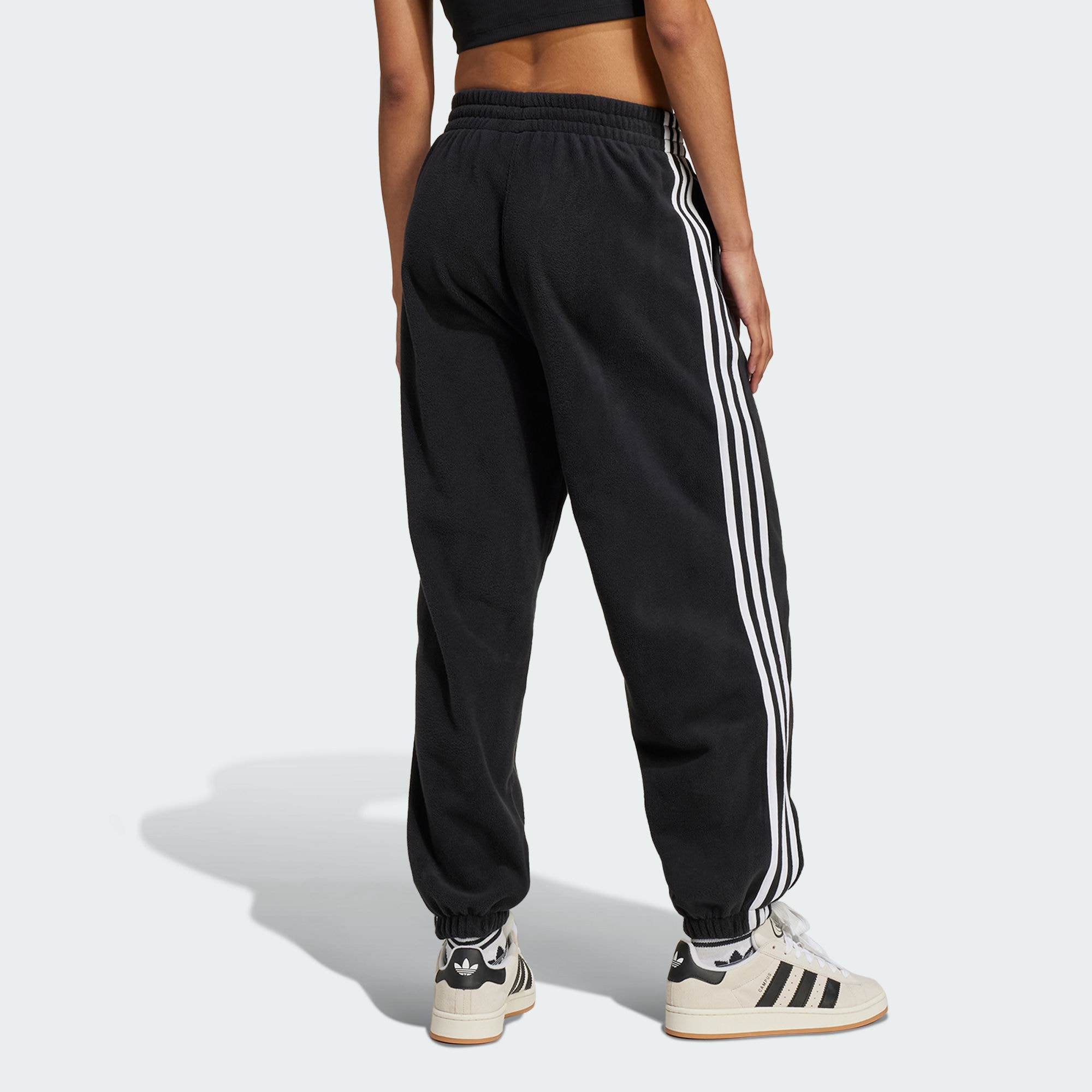 Adidas Originals Adicolor Track Joggers вязаные спортивные штаны Women's черный — фото 4