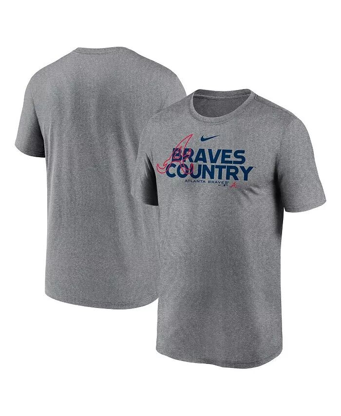 

Мужская темно-серая футболка Atlanta Braves Local Rep Legend Performance Nike