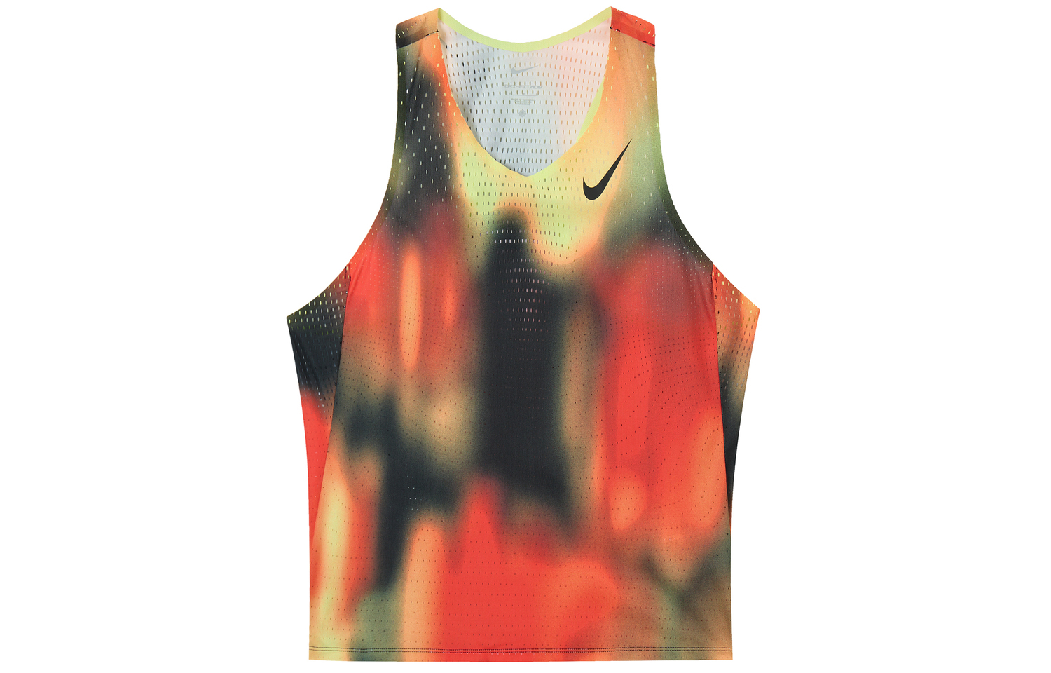 

Мужская майка для бега AeroSwift Elite Entry Dri FIT Adv Nike, светло- желтый желтый/светло-красный/черный