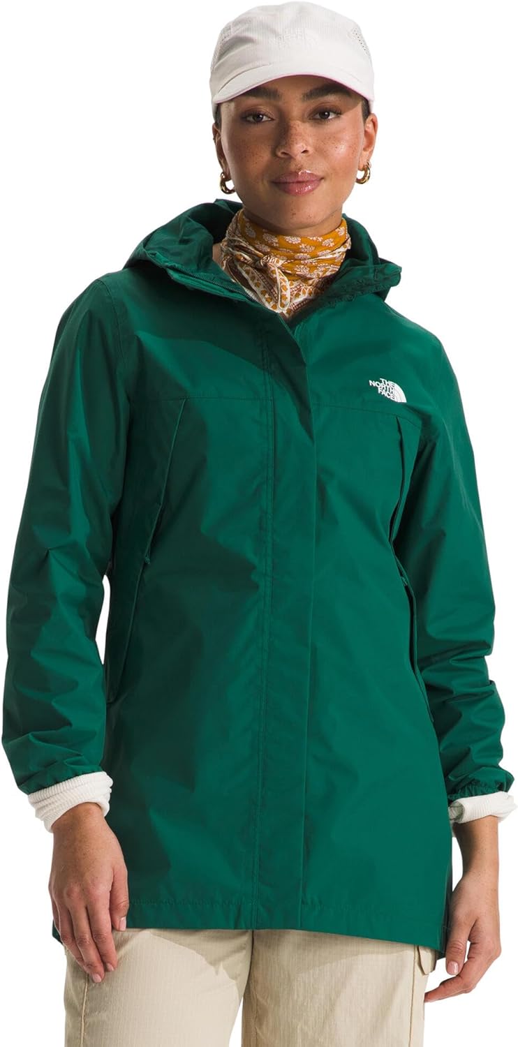

The North Face Женская непромокаемая парка Antora - без ПФАС, Evergreen