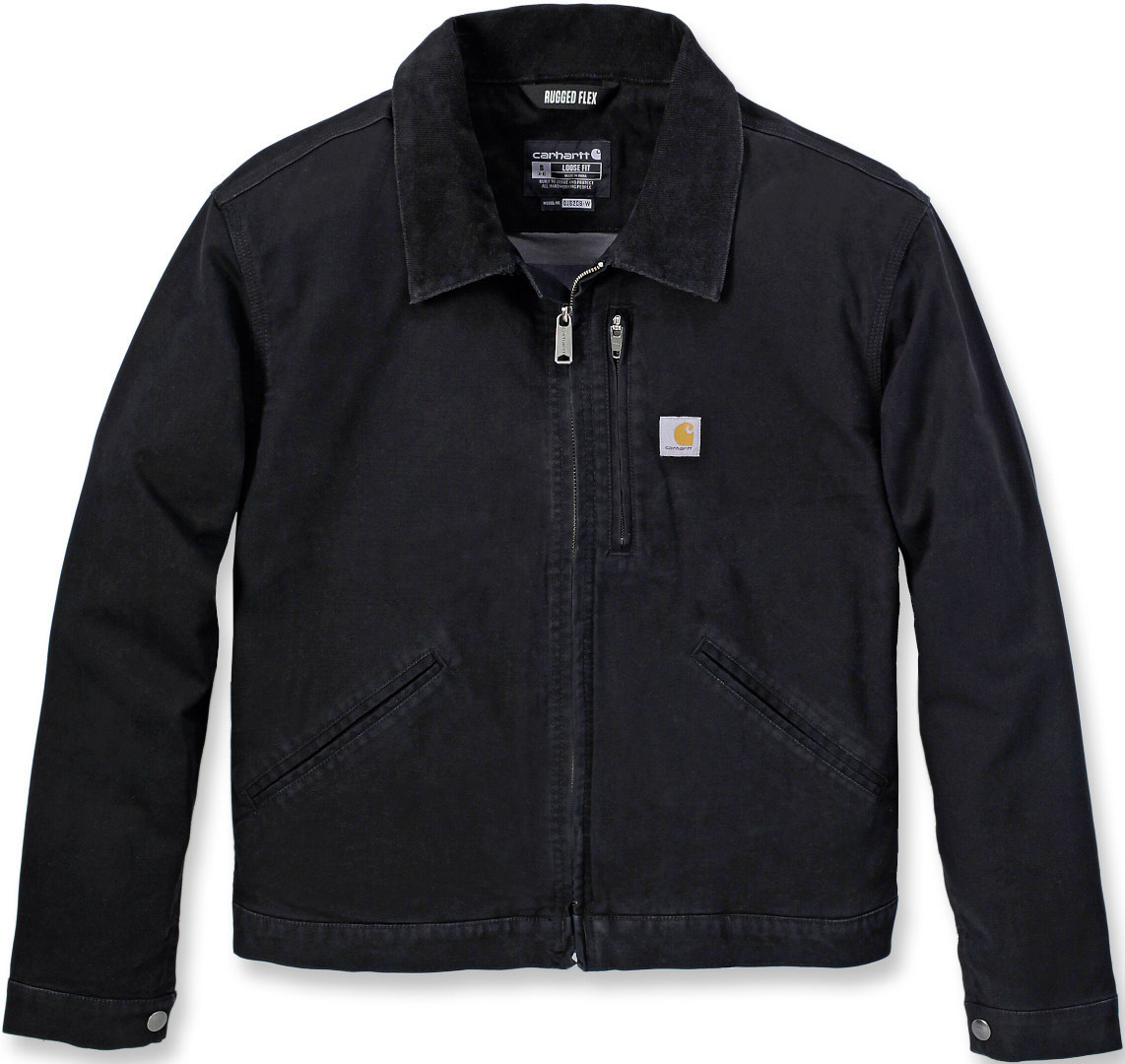 

Куртка Carhartt Rugged Flex Relaxed Fit Canvas Detroit Ladies Jacket, черный