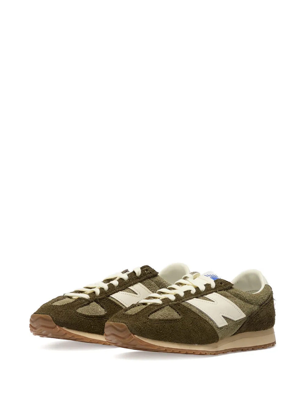 Кроссовки из замши и кожи модели 471 NEW BALANCE, зеленый — фото 2