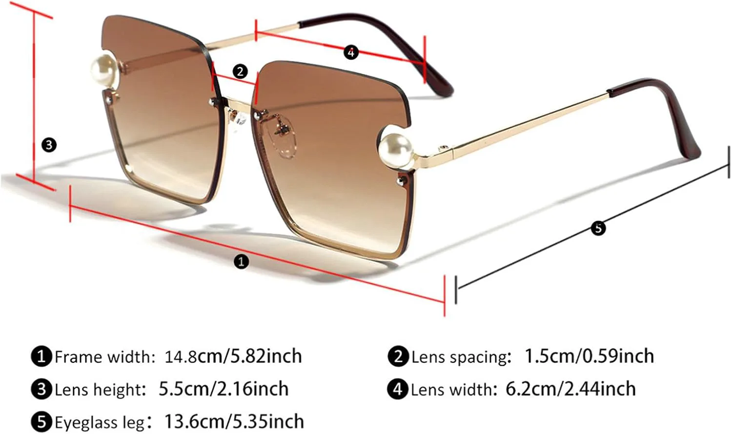 

Солнцезащитные очки без оправы Helena Diamonds для женщин и мужчин, блестящие, со стразами, розовые, квадратной формы, с защитой от УФ-излучения UV400, Tea