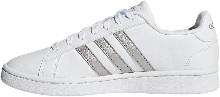 Кроссовки теннисные adidas, цвет White/Platinum Metallic/White — фото 3