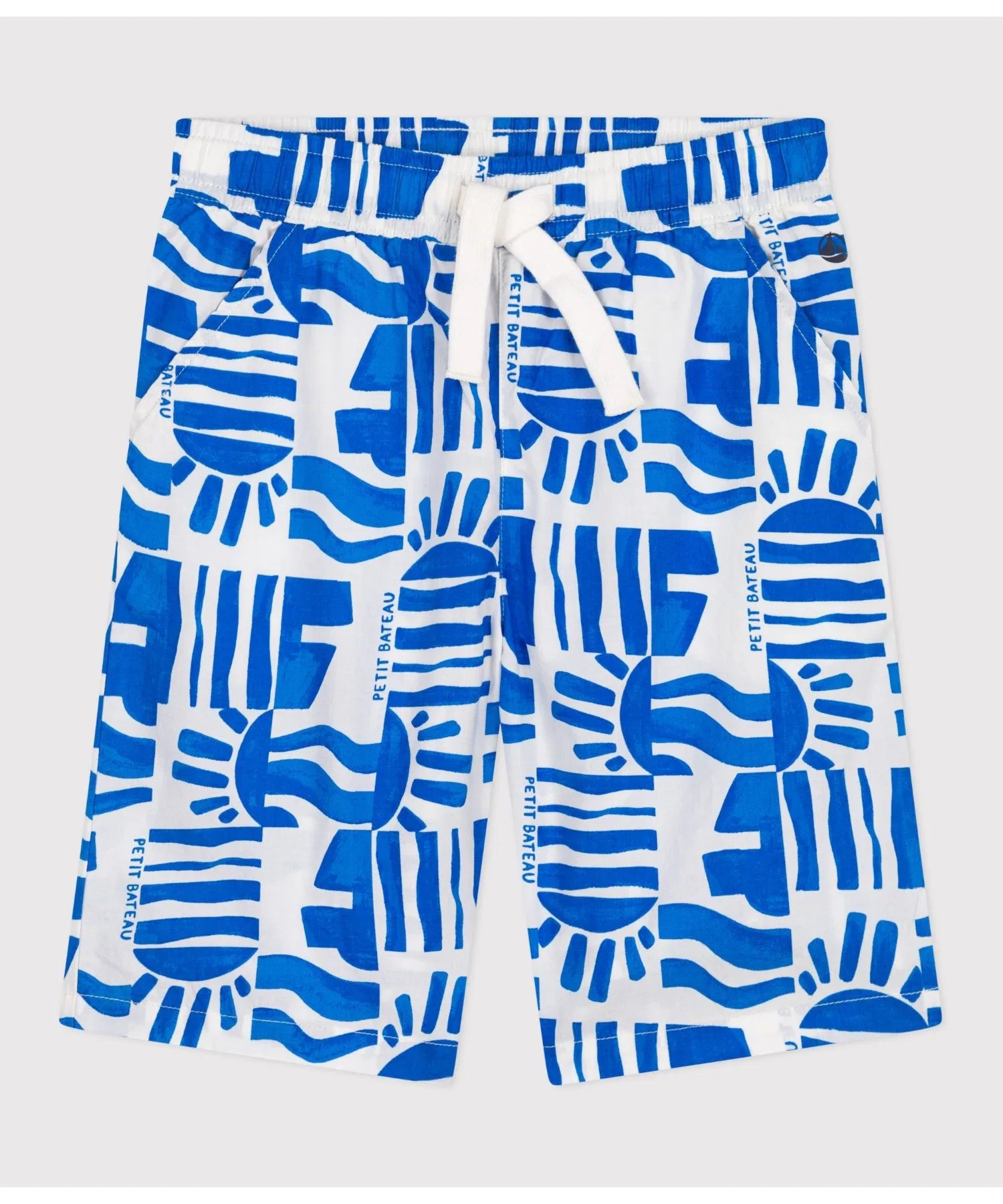 Детские шорты PETIT BATEAU с принтом