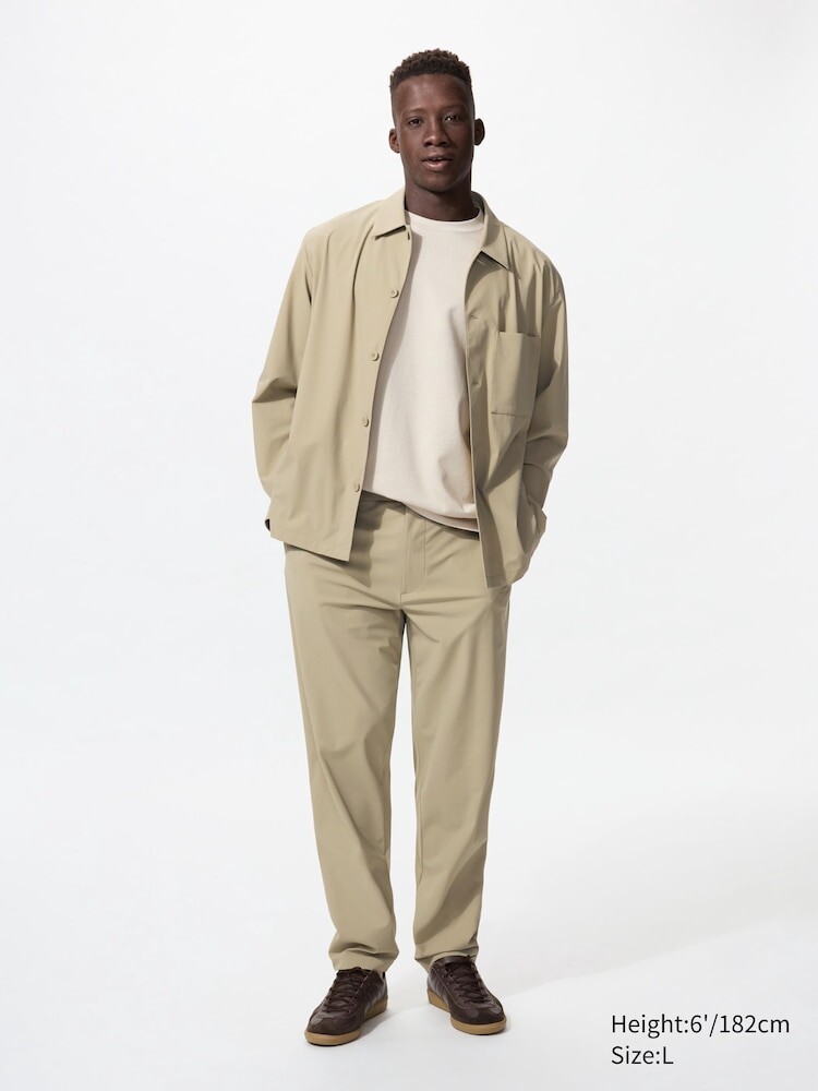 

Брюки ультра-эластичные длинные Uniqlo, цвет 32 бежевый