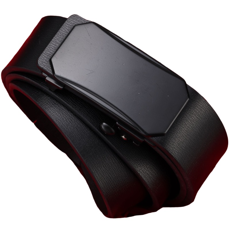 

Ремень мужской из сплава кожи 3,3 см WARRIOR, черный