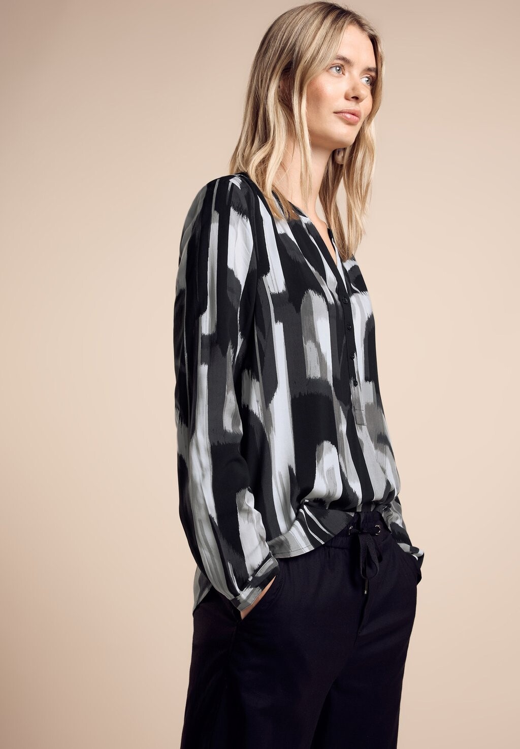 

Блуза BEDRUCKTE Street One, черный