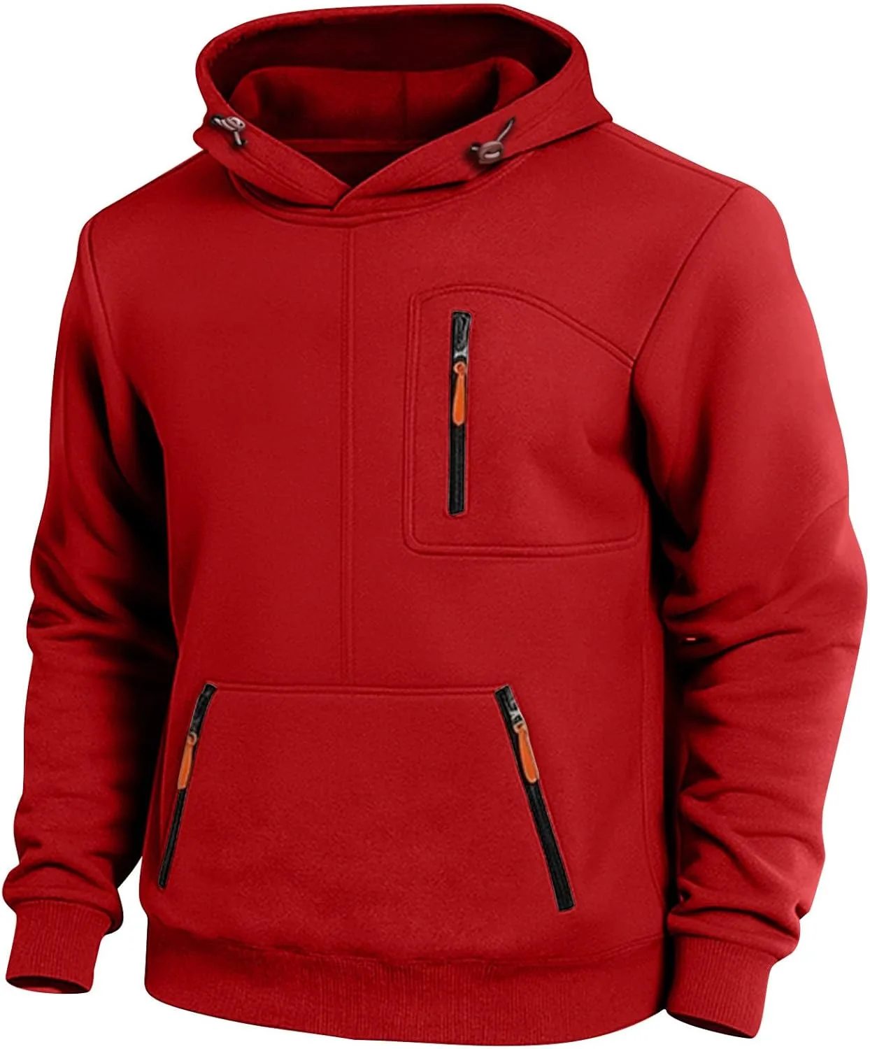 

Мужской тактический худи-пуловер 2025 с карманами