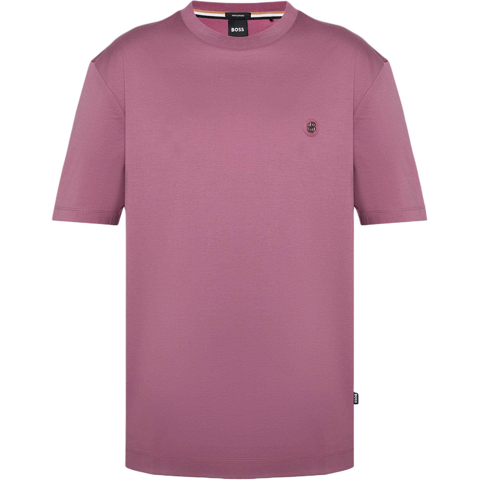 

HUGO BOSS Футболка SS25 мужская светло-фиолетовая, Фиолетовый, HUGO BOSS Футболка SS25 мужская светло-фиолетовая