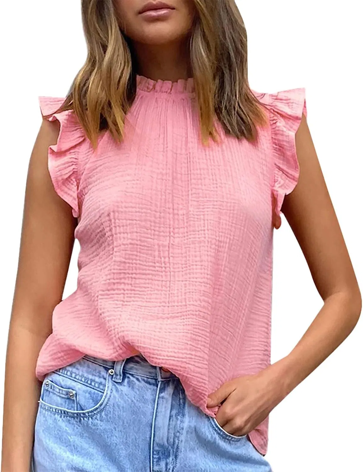 Блуза без рукавов, женская, Birthday Blouse, розовый