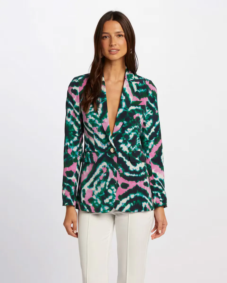 

Женский пиджак с принтом и застежкой на пуговицы Morgan, мультиколор
