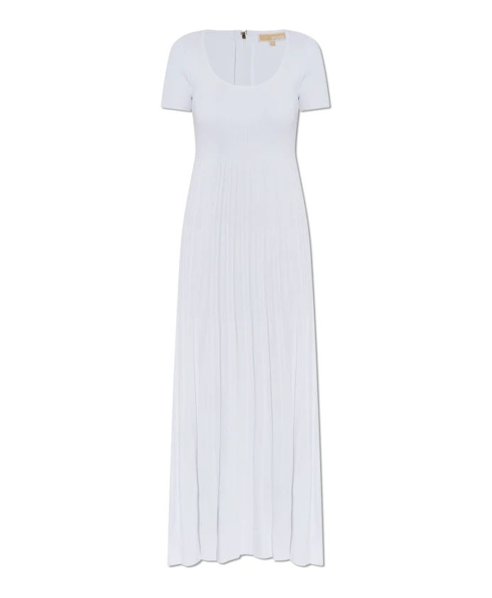 

Трикотажное платье миди в рубчик Michael Kors, белый