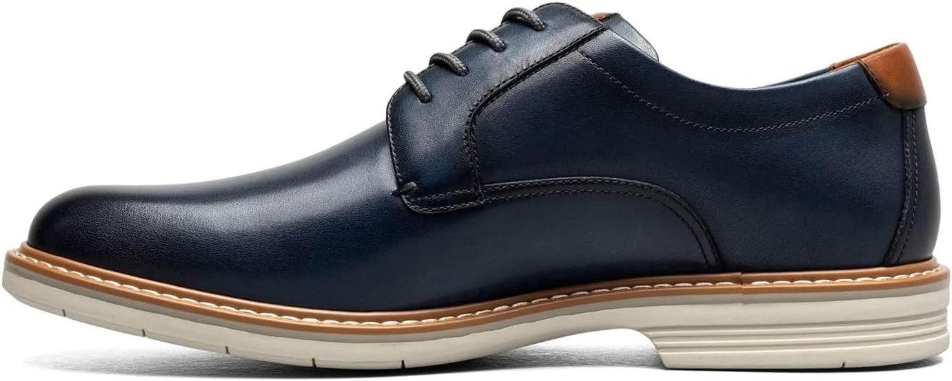 Мужские туфли Oxford Florsheim Norwalk с гладкой передней частью, темно-синий — фото 4