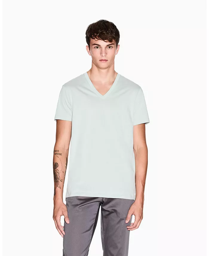 

Мужская футболка с V-образным вырезом из пимы A|X Armani Exchange, синий