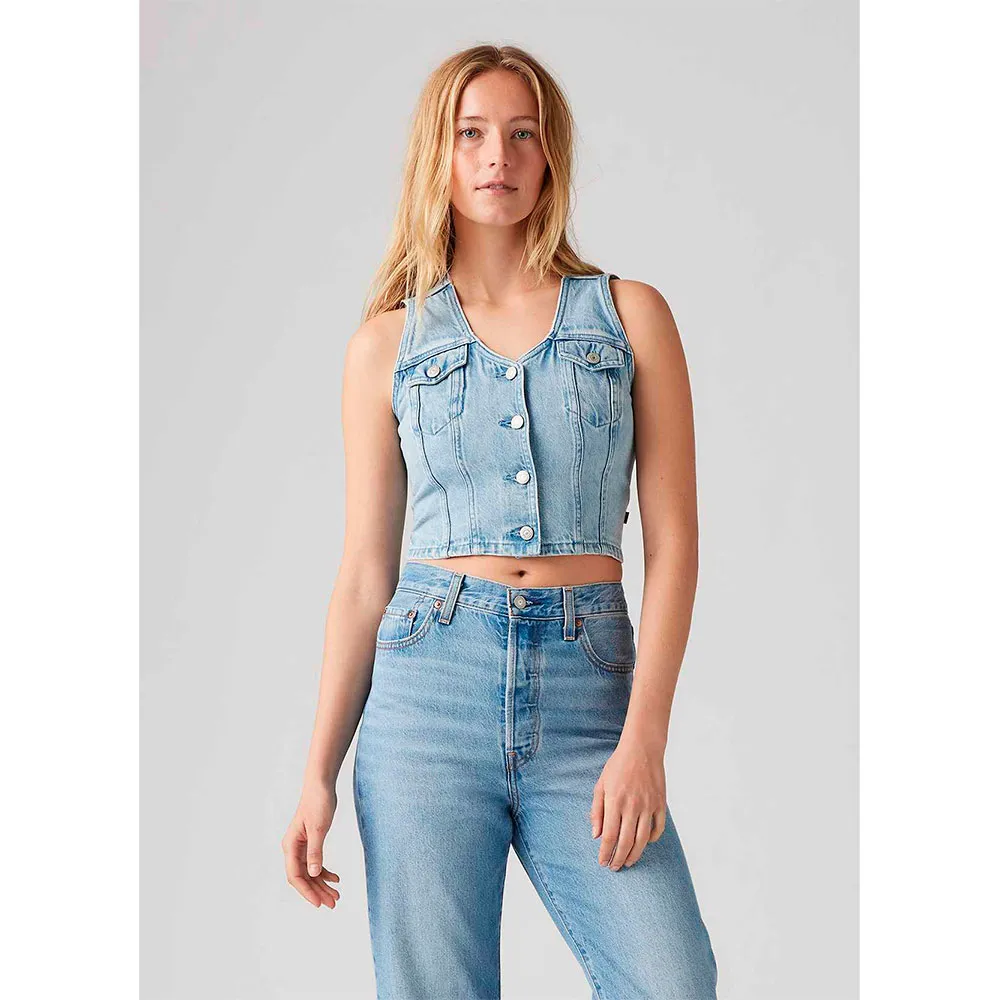 

Жилет Levi's Bella Denim, синий