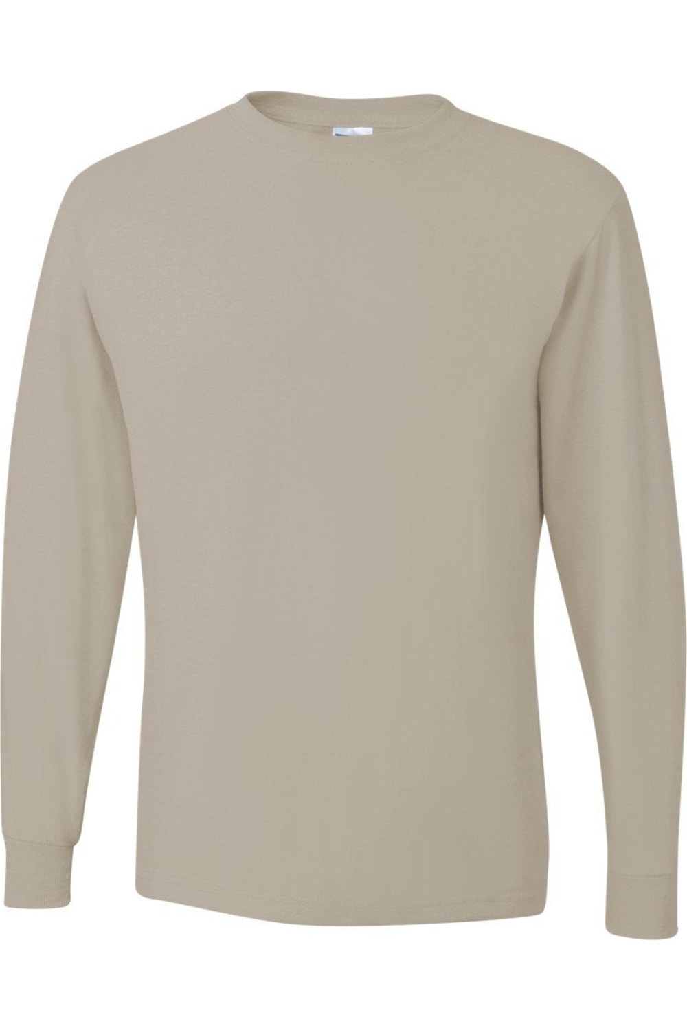 

Футболка JERZEES Dri-Power с длинным рукавом 50/50, цвет sandstone