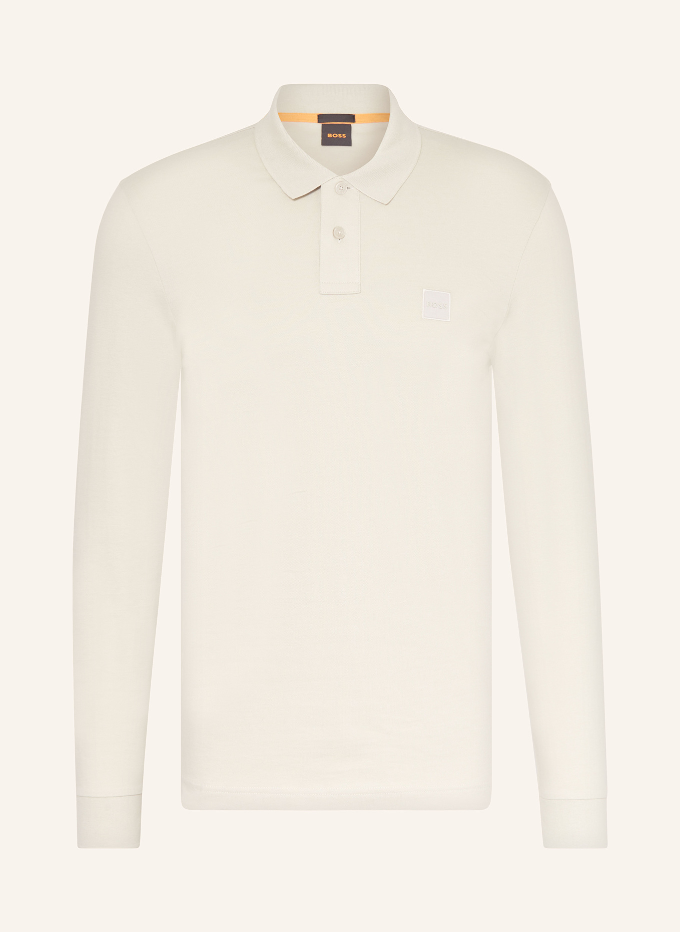 

Рубашка поло из пике Passerby Slim Fit Boss, бежевый