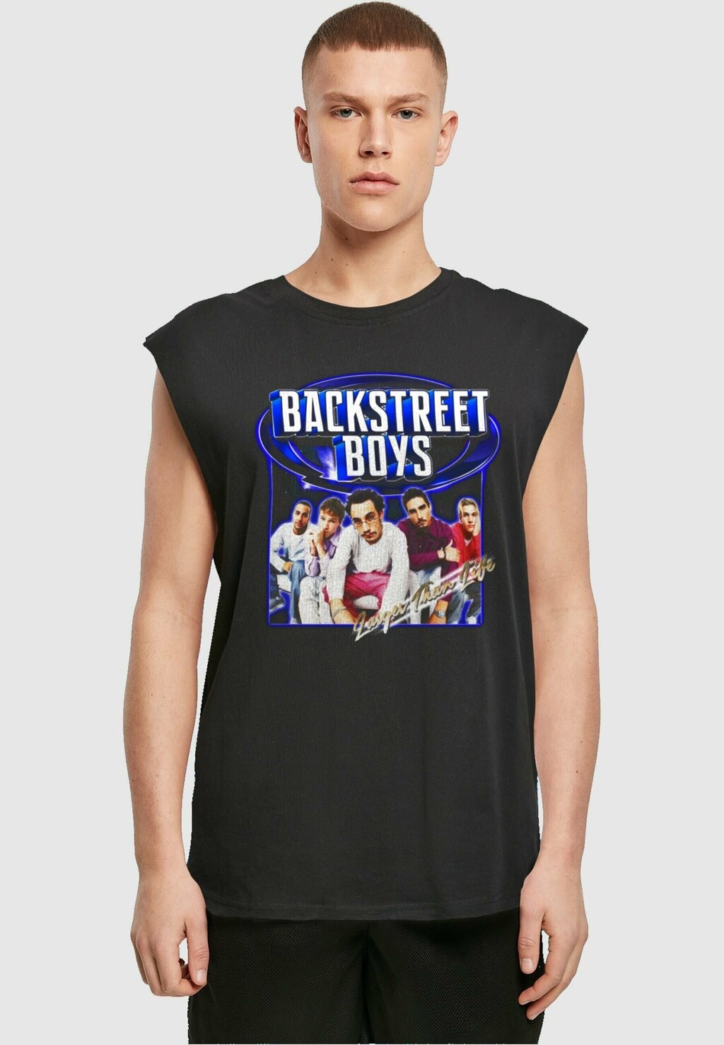 

Топ BACKSTREET LARGER THAN LIFE SLEEVELESS TEE Merchcode, черный