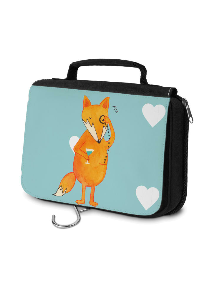 

Mr. & Mrs. Panda Косметичка Fox Lord без надписи, бирюзового пастельного цвета