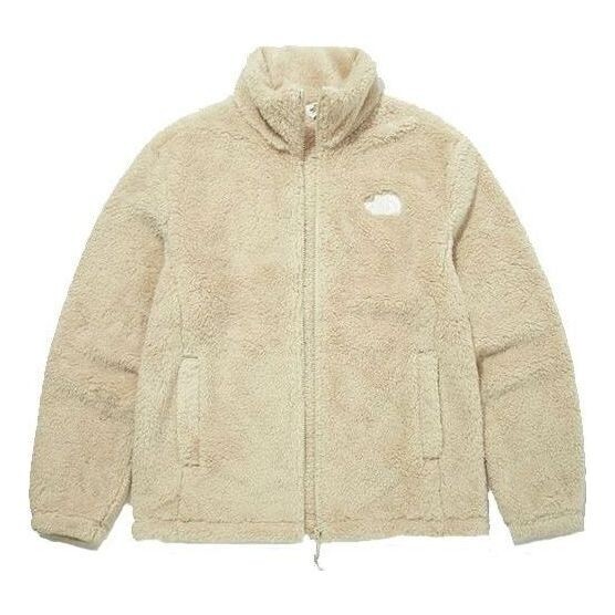 

Куртка compy fleece zip up 'beige' The North Face, бежевый