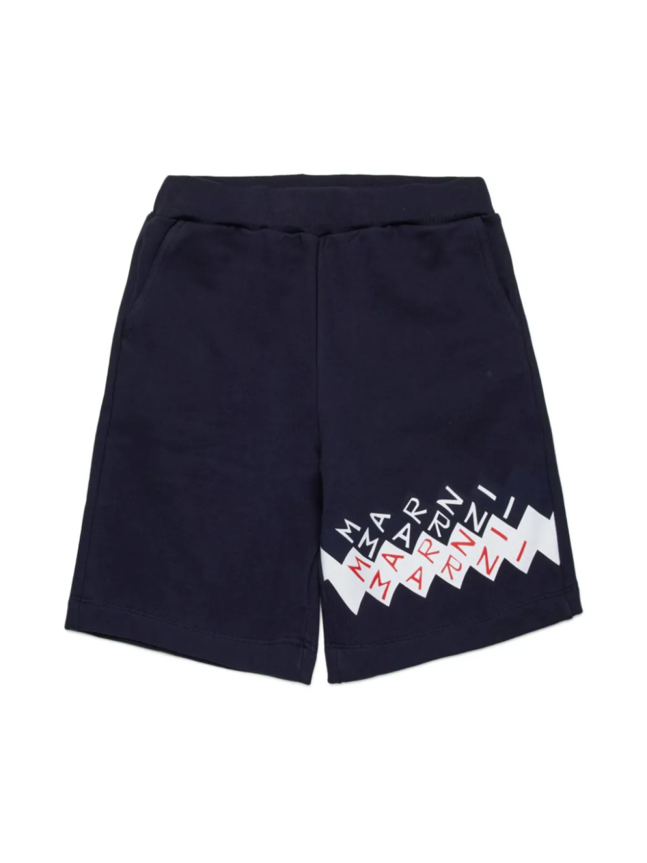 

Marni Kids спортивные шорты с логотипом, синий