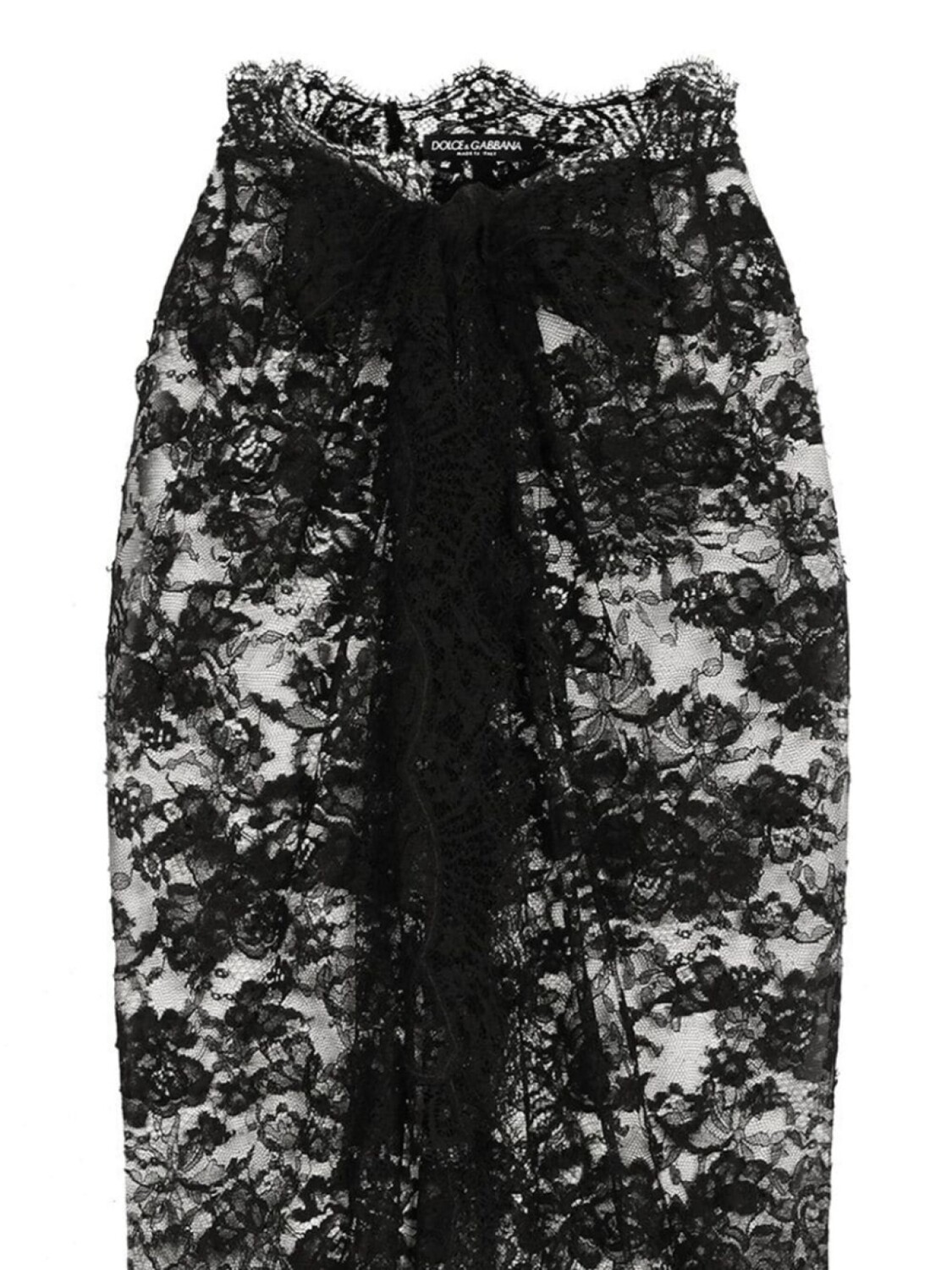 Dolce & Gabbana кружевная юбка, черный — фото 2