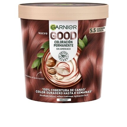 

Краска для волос Garnier Auburn Hibiscus Brown 550 Своими руками Полный набор Кокон 5.5