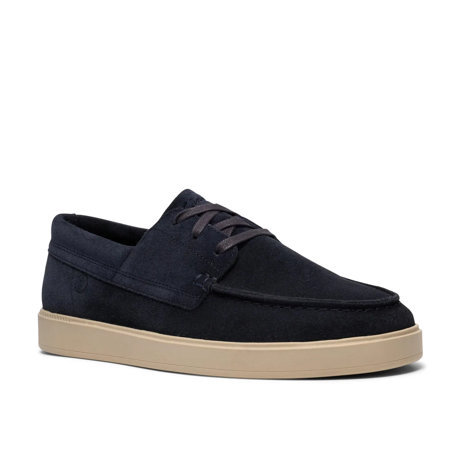 Ботинки лоферы Clarks Lockford Boat темно-синий Suede, темно-синий — фото 4
