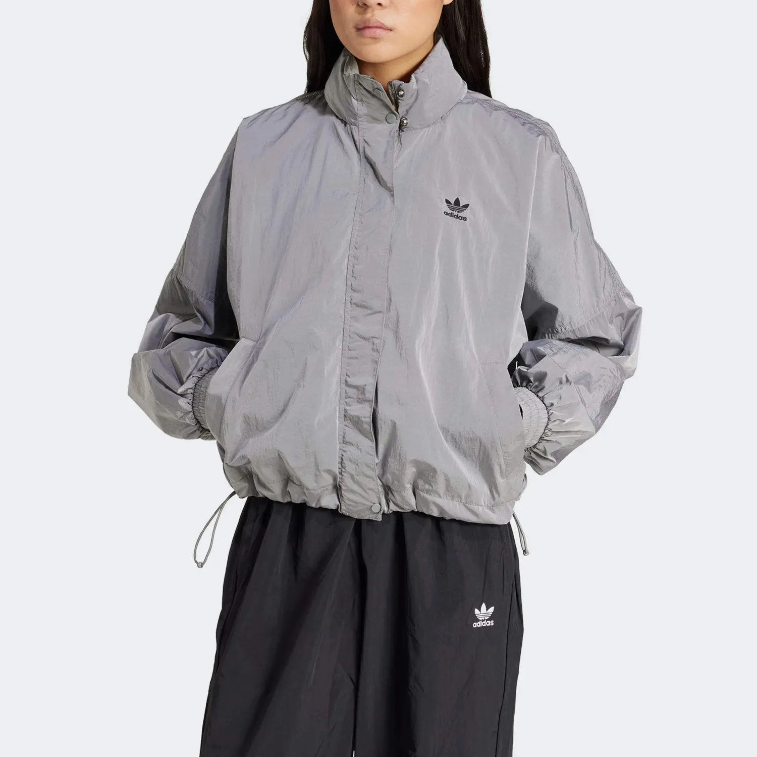 Adidas Originals Куртка женская серая, Gray — фото 3