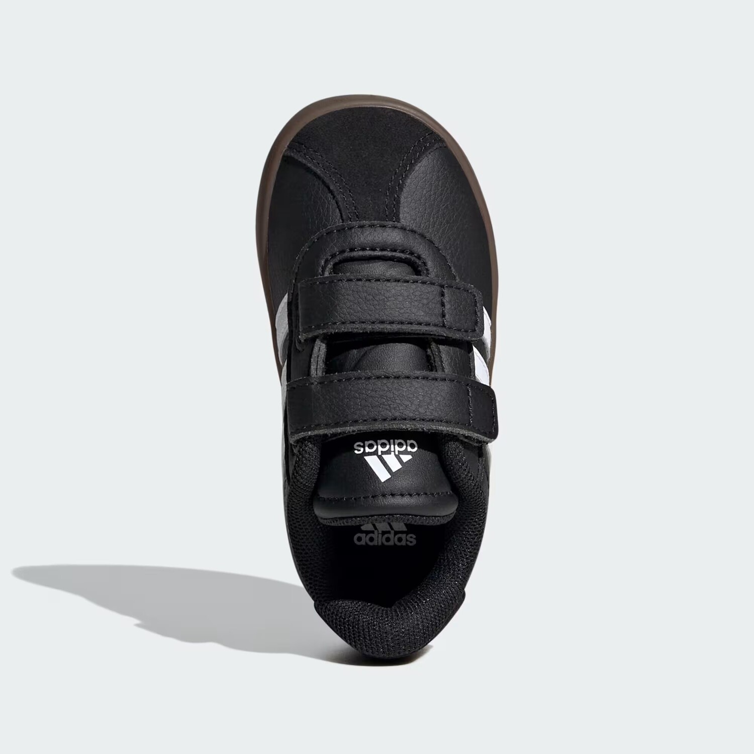 Кроссовки VL Court 3.0 Детские Adidas, цвет Core Black/Cloud White/Core Black — фото 2