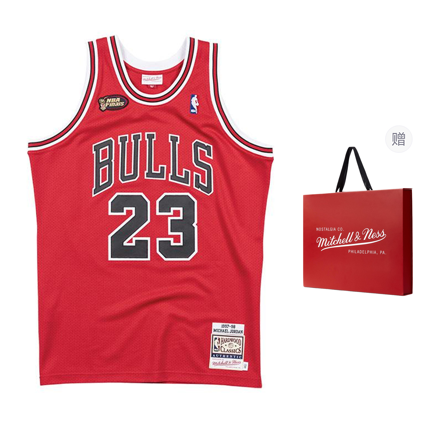 

Mitchell Ness Баскетбольная майка Mitchell & Ness унисекс красная